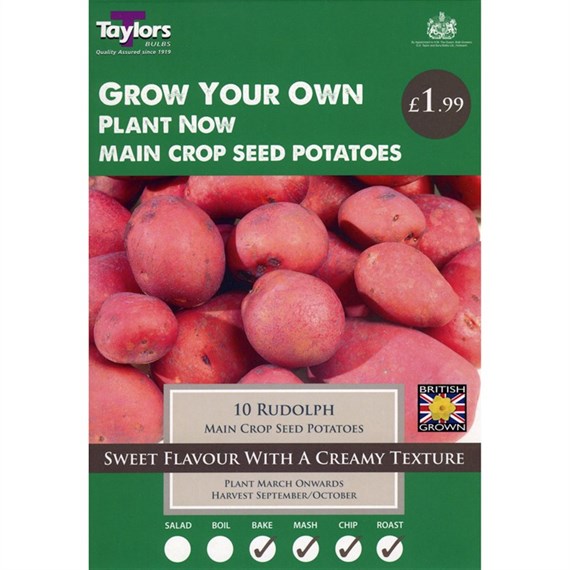 Taylors Bulbs Seed Potatoes Rudolph (10 Pack) (VP454)