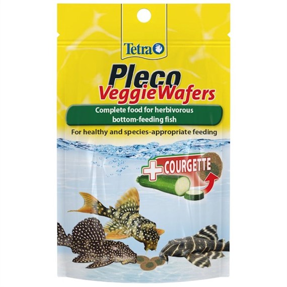 Tetra Pleco Veggi Wafers 42g Fish Food Aquatic