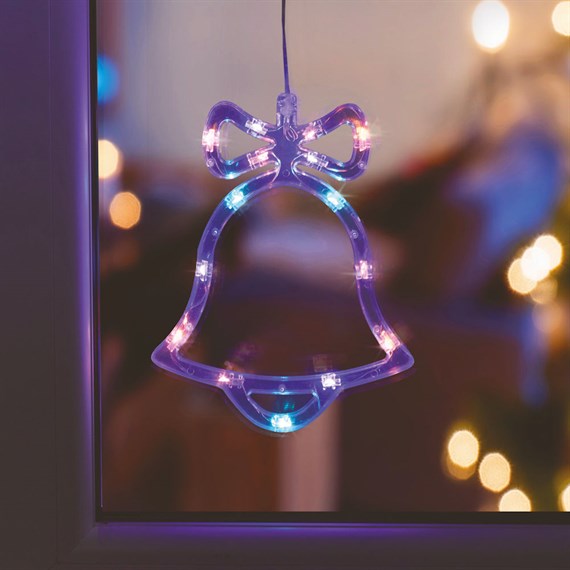 Three Kings 20cm WindoDecor Bell Multi-Coloured Light Up Christmas Decoration (2532143)