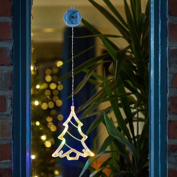 Three Kings 20cm Windodécor Tree Warm White Light Up Christmas Decoration (2532098)
