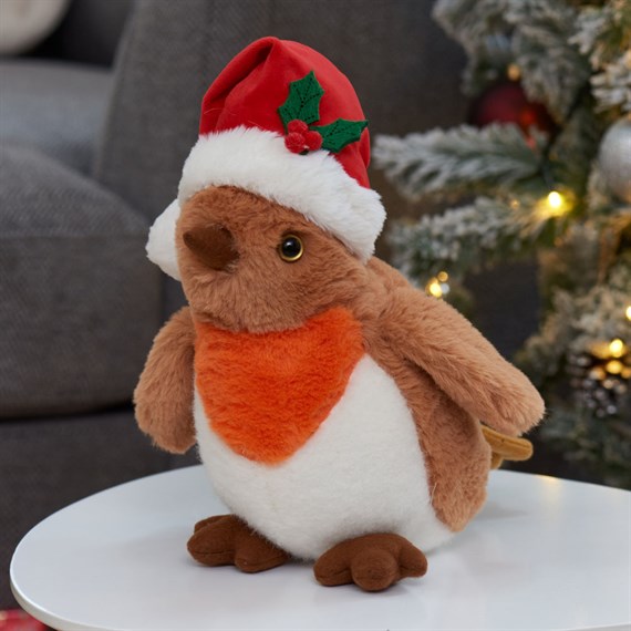 Three Kings 29cm Robbie The Robin Christmas Plushie Decoration (2531594)