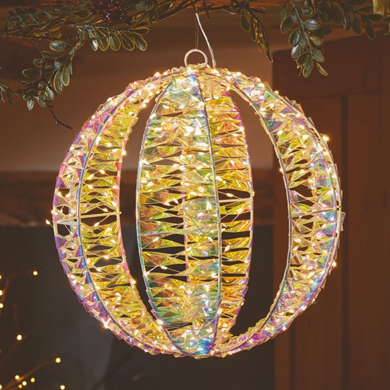 Three Kings 30cm OpaLight Globe Christmas Light Up Decoration (2506036)