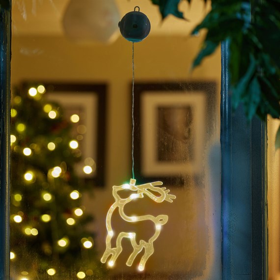 Three Kings 30cm Windodécor Deer Warm White Light Up Christmas Decoration (2532096)