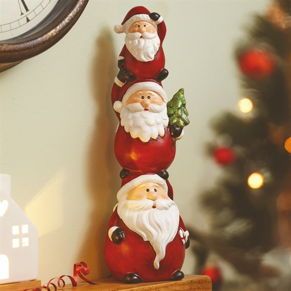 Three Kings 33cm Santa Stack Standing Figurine Christmas Decoration (2530131)