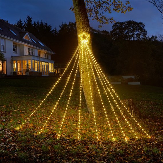 Three Kings 3m Shooting Star Light Up Christmas Decoration - Warm White (2506006)