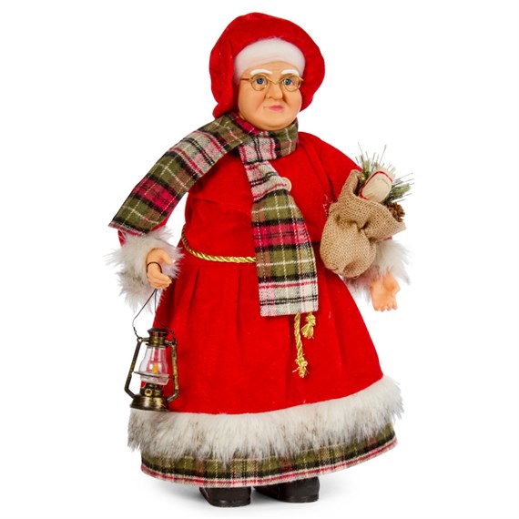 Three Kings 44cm Mrs Claus Standing Figurine Christmas Decoration (2516049)
