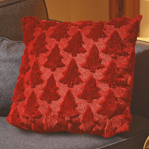 Three Kings 45cm Christmas Tree Cushion - Red (2525208)