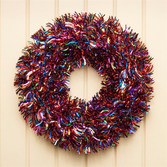 Three Kings 45cm X-Bling! Tinsel Christmas Wreath (2542502)