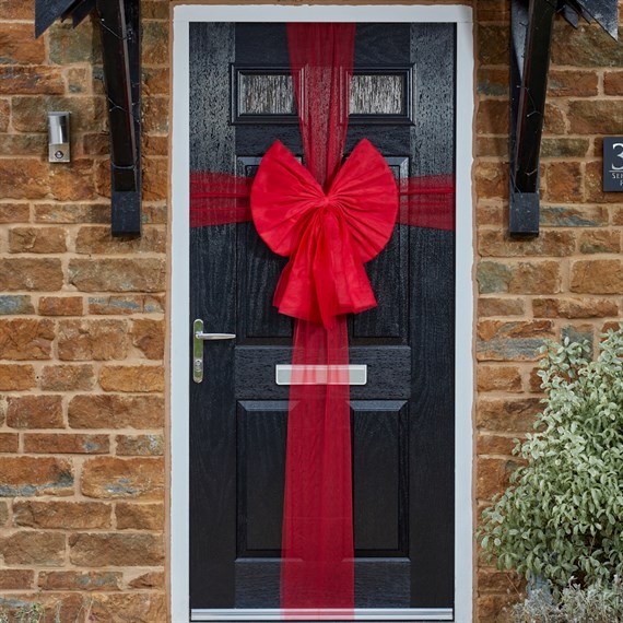 Three Kings 52cm Red Christmas Door Bow (2551300)