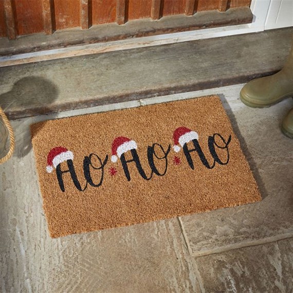 Three Kings Christmas Ho Ho Ho Door Mat Decoration - 40 x 60cm (2555015)
