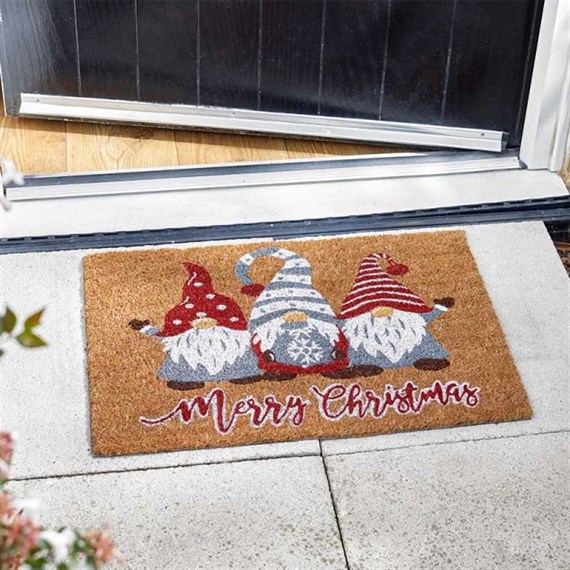 Three Kings Christmas We Three Gonks Door Mat Decoration - 40 x 60cm (2555011)