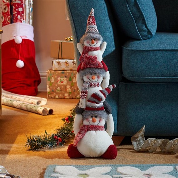 Three Kings Frosty Plush Stack Standing Christmas Decoration (2531129)