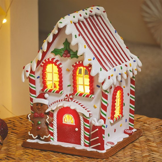 Three Kings Gingerbread Candy Cabin Christmas Decoration (2535125)