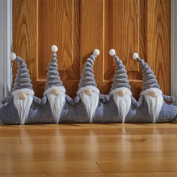 Three Kings Gonks Christmas Draught Excluder - Grey (2531299)
