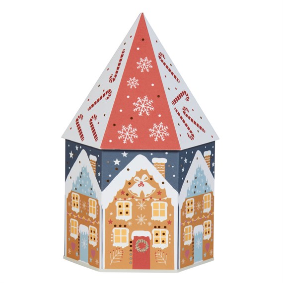 Three Kings 21cm Inlit Light Up Christmas Décor House Gingerbread (2580023)