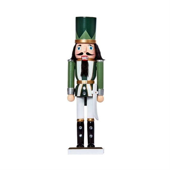 Three Kings Nutcracker Green Grenadier Christmas Decoration Large - Sword (2538074)