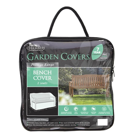 Tom Chambers Bench Furniture Cover - 2 Seat - Prestige Grey (CP024)