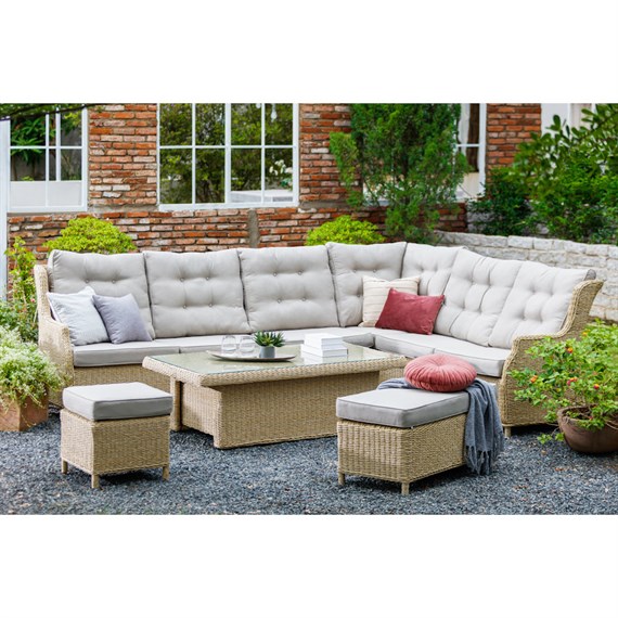 Tom Chambers Capri L-Shape Outdoor Garden Furniture Corner Set (CAP031)