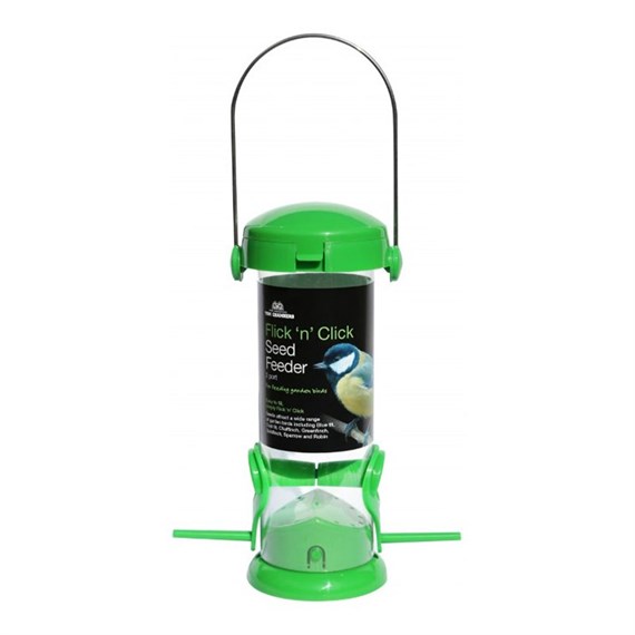 Tom Chambers Flick 'n' Click Seed Feeder - 2 port (CS042)