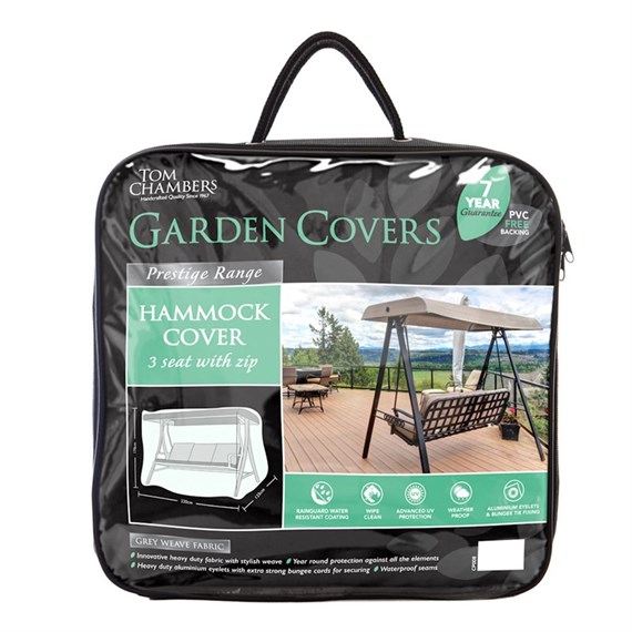 Tom Chambers Hammock Furniture Cover - 3 Seat - Prestige Grey (CP008)