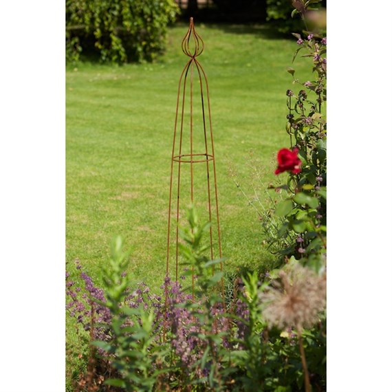 Tom Chambers Priory Rust Garden Obelisk Small (OB109)