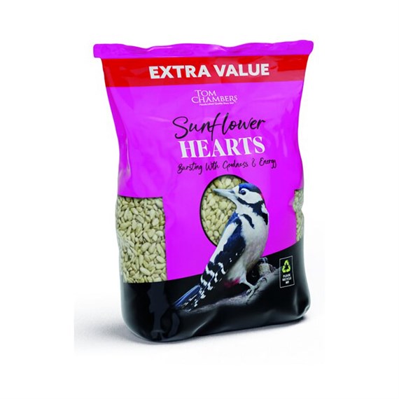Tom Chambers Sunflower Hearts 1.8kg Wild Bird Food (BFB207)