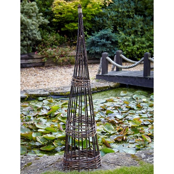 Tom Chambers Willow Banded Garden Obelisk 150cm (WIL015)