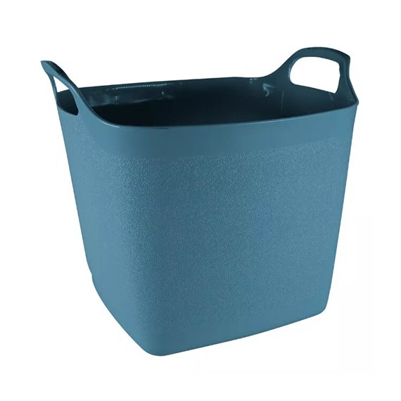 Town & Country 40L Square Flexi-Tub Denim Blue (TCG8117)