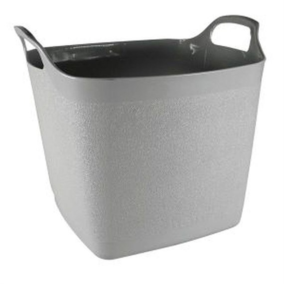 Town & Country 40L Square Flexi-Tub Soft Grey (TCG8118)