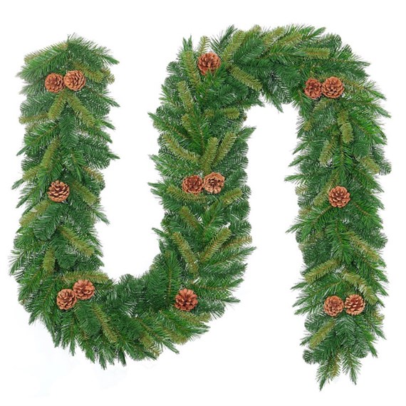 Tree Classics 2.7m X 30cm Mixed Pine Artificial Christmas Garland (912-258-488)