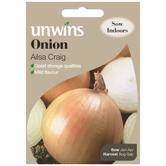 Unwins Seeds Onion Ailsa Craig (30310156) Vegetable Seeds