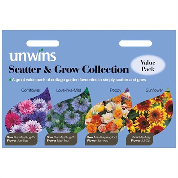 Unwins Seeds Unwins Scatter & Grow Collection (30210240) Flower Seeds