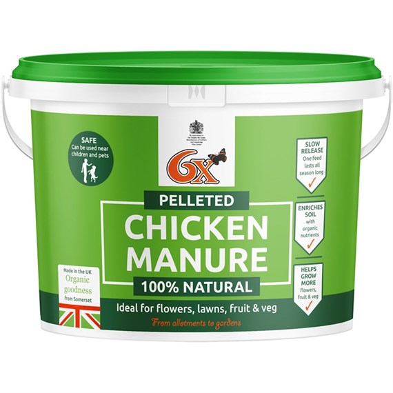 Vitax 6X Pelleted Chicken Plant Fertiliser 7kg (76XPCF7)