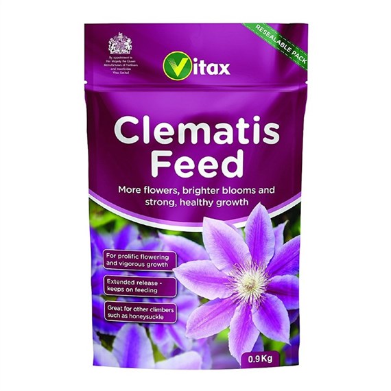 Vitax Clematis Plant Feed (Pouch) 0.9kg Garden Fertilisers (6CF901)