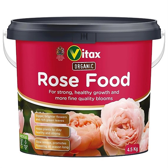Vitax Organic Rose Food Tub 4.5kg (6ORF45)