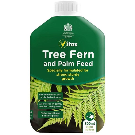 Vitax Tree Fern & Palm Plant Feed Liquid 500ml (5TF500)