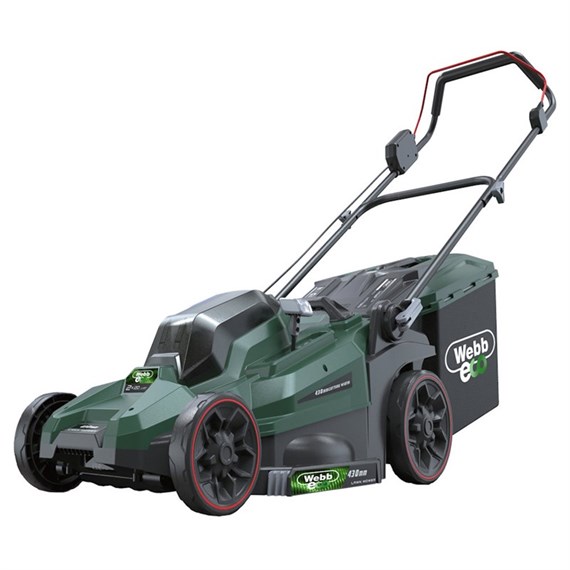 Webb Eco 40V 43cm Rotary Cordless Lawnmower (WEV20X2LM43B4X)