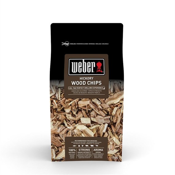Weber Hickory Barbecue Smoking Wood Chips 0.7kg (17624)