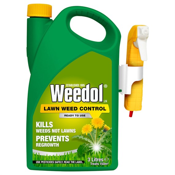 Weedol Ready To Use Lawn Weed Killer 3L (119932)