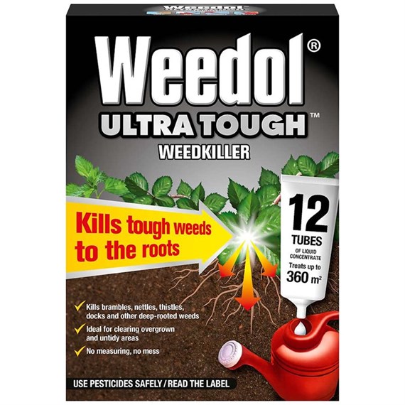 Weedol Ultra Tough Weed Killer - 12 Tubes  (119393)