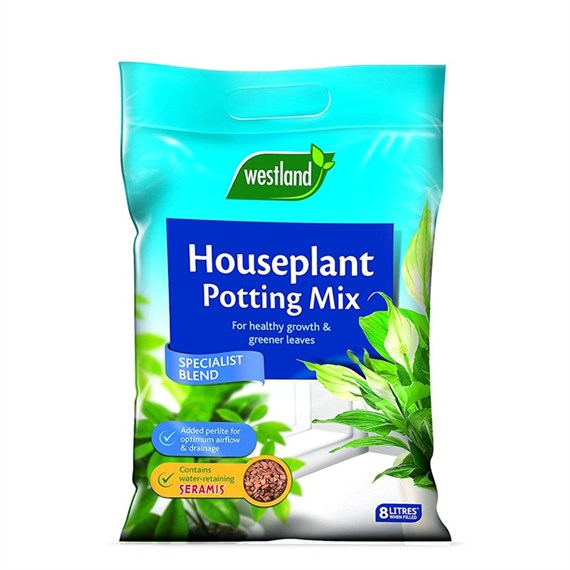 Westland Houseplant Potting Compost Mix Enriched with Seramis - 8L (10200035)