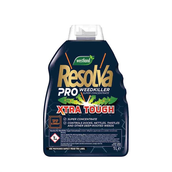 Westland Resolva Pro Weedkiller Super Concentrate Xtra Tough - 1L (20300519)