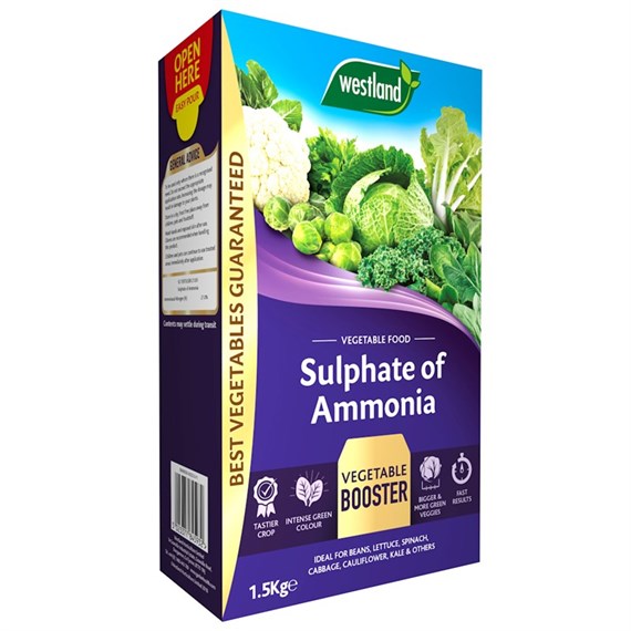 Westland Sulphate of Ammonia Vegetable Crop Food - 1.5kg (20600026)