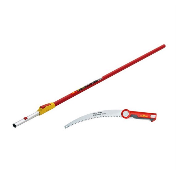 WOLF-Garten Mc® Powercut Pruning Saw Pc370Ms & Telescopic Handle Zmv4 (P591)