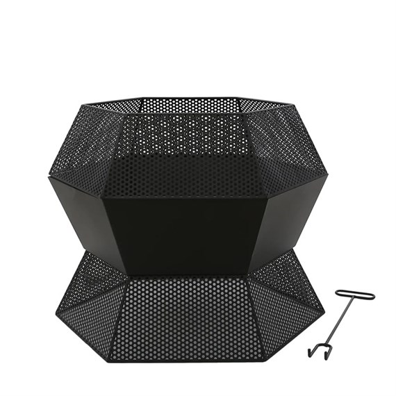 Woodlodge Penwith Hexagon Fire Pit (YPENWITH)