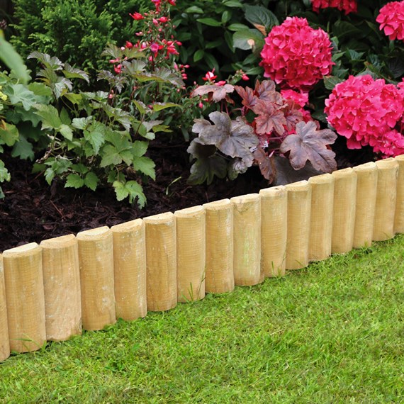 Zest 4 Leisure Border Log Panel 1.0m x 225mm (00460)