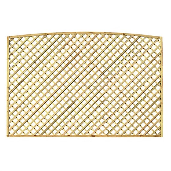 Zest 4 Leisure Hillside Bowtop Diamond Trellis 1.830m x 1.10m/1.20m Zest (00323)