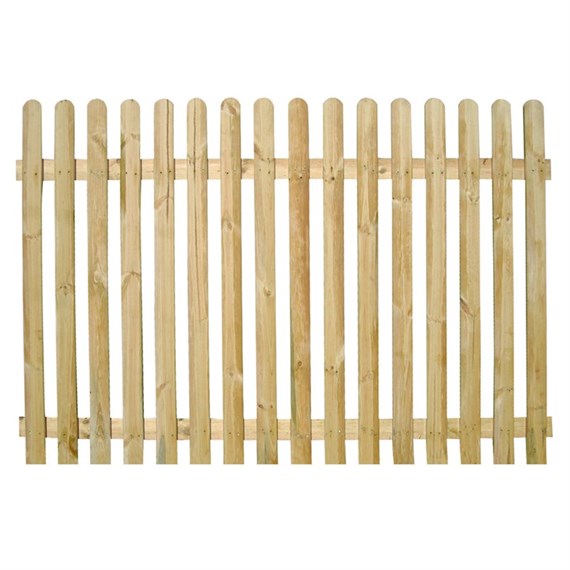 Zest 4 Leisure Rounded Top Picket Pale Fencing 1.83m x 0.90m Zest (00567)
