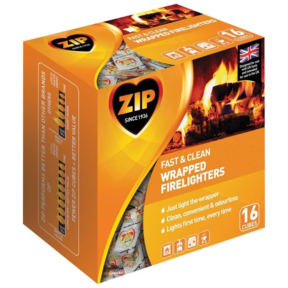 Zip Fast & Clean Wrapped Firelighters (673863)