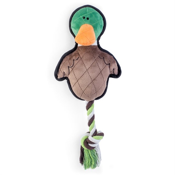 Zoon Fetch - A - Drake Dog Toy - Striped Rope (8004190)